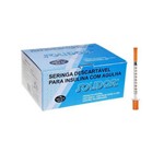 Ficha técnica e caractérísticas do produto Seringa Insulina Solidor 1ml 30g 8x0,30mm (caixa com 100 Unidades)