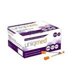 Ficha técnica e caractérísticas do produto Seringa para Insulina 0,3ml 8x30mm 30g Pct C/ 10 Uniqmed