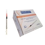 Ficha técnica e caractérísticas do produto Seringa para Insulina com Agulha 13×0,33mm Caixa com 100 - 1ml
