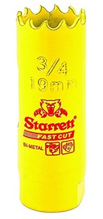 Ficha técnica e caractérísticas do produto Serra Copo Starrett Fast Cut 3/4" (19mm)