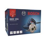 Ficha técnica e caractérísticas do produto Serra Mármore Titan GDC 151 Professional 1500W 110V Bosch