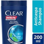 Ficha técnica e caractérísticas do produto Shampoo Anti Caspa Clear 200ml Ice Cool Menthol