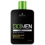 Ficha técnica e caractérísticas do produto Shampoo Anti-Dandruff 3D-Men - 250 Ml