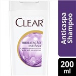 Ficha técnica e caractérísticas do produto Shampoo Anticaspa CLEAR Women Hidratação Intensa 200ML