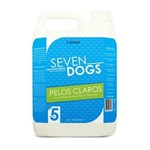 Ficha técnica e caractérísticas do produto Shampoo Cachorro Pelos Claros Seven Dogs 5L