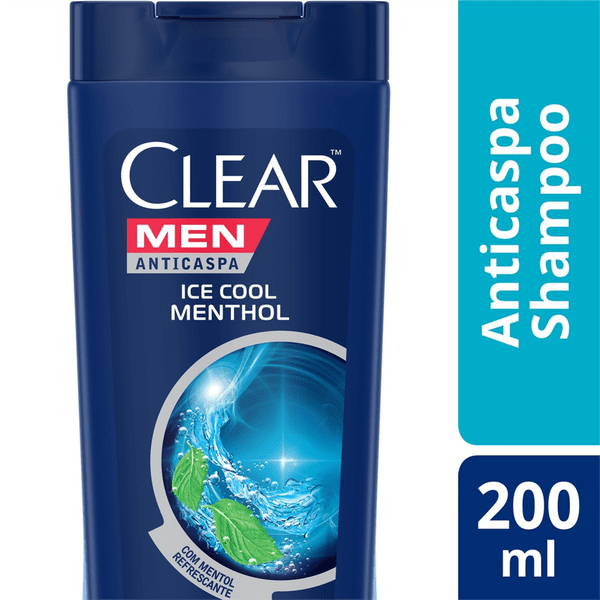 Ficha técnica e caractérísticas do produto Shampoo Clear Ice Cool Menthol - 200ml
