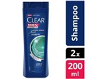 Ficha técnica e caractérísticas do produto Shampoo Clear Limpeza Diária 2 em 1 - 200ml 2 Unidades