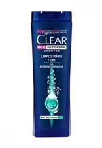 Ficha técnica e caractérísticas do produto Shampoo Clear Men Anticaspa 2 em 1 Limpeza Diária 200ml