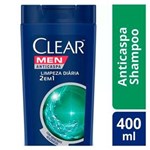 Ficha técnica e caractérísticas do produto Shampoo Clear Men Anticaspa Limpeza Diária 2 em 1
