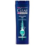 Ficha técnica e caractérísticas do produto Shampoo Clear Men Limpeza Diária 2 em 1 Anticaspa 200Ml