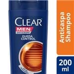 Ficha técnica e caractérísticas do produto Shampoo Anticaspa CLEAR Men Queda Control 200 ML