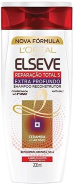 Ficha técnica e caractérísticas do produto Shampoo Elseve Reparação Total 5 Extra Profundo - 200ml