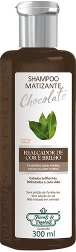 Ficha técnica e caractérísticas do produto Shampoo Flores e Vegetais Matizante Chocolate 300ml