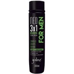 Ficha técnica e caractérísticas do produto Shampoo For Men 3X1 300ml Yabae