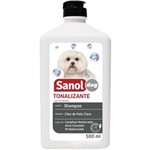 Ficha técnica e caractérísticas do produto Shampoo Sanol Dog Tonalizante Pelos Claros
