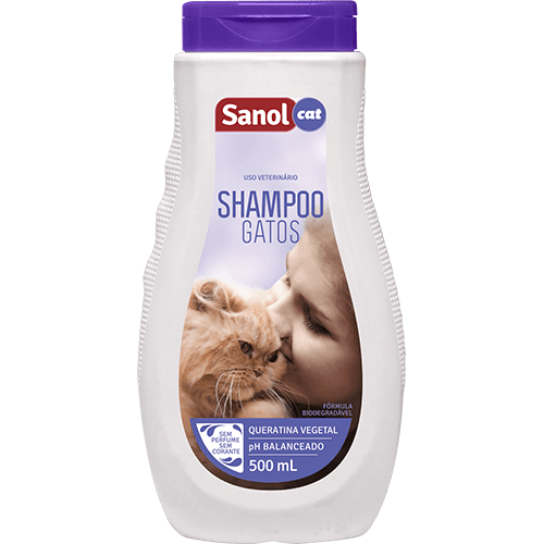 Ficha técnica e caractérísticas do produto Shampoo Sanol Vet para Gatos 500ml