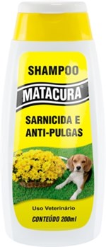 Ficha técnica e caractérísticas do produto Shampoo Sarnicida e Antipulgas Matacura 200ml