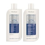 Ficha técnica e caractérísticas do produto Shampoo Vita Fashion Vita Derm - 400ml e Condicionador Vita Fashion Vita Derm - 400ml