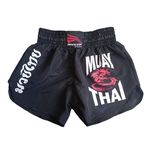 Ficha técnica e caractérísticas do produto Short Muay Thai Feminino Preto