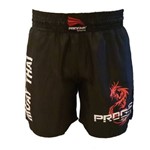Ficha técnica e caractérísticas do produto Short Muay Thai Masculino Preto - Progne Sports