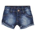 Ficha técnica e caractérísticas do produto Shorts Look Jeans Barra Desfiada Jeans - UNICA - 01