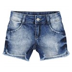 Ficha técnica e caractérísticas do produto Shorts Look Jeans Barra Desfiada Jeans - UNICA - 14