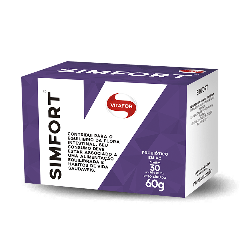 Ficha técnica e caractérísticas do produto Simfort (30sachês-2g) Vitafor