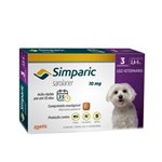 Ficha técnica e caractérísticas do produto Simparic 10 Mg para Cães de 2,6 a 5 Kg