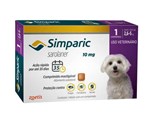 Ficha técnica e caractérísticas do produto Simparic 10Mg Anti Pulga e Carrapato Cães de 2,6 a 5kg 1 Comprimido - Zoetis