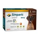 Ficha técnica e caractérísticas do produto Simparic 120mg para Cães de 40,1 a 60kg com 1 Comprimido Mastigável