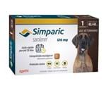 Ficha técnica e caractérísticas do produto Simparic 120mg Zoetis 1 Comp Antipulgas Cães 40,1 a 60kg