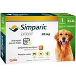Ficha técnica e caractérísticas do produto Simparic 80 Mg 2 Caixas 6 Comprimidos Cães de 20,1 a 40 Kg