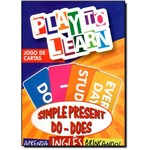 Ficha técnica e caractérísticas do produto Simples Present do - Does - Jogo de Cartas - Aprenda Inglês Brincando