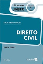 Ficha técnica e caractérísticas do produto Sinopses Jurídicas - Direito Civil - Parte Geral