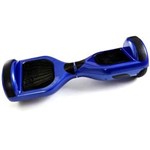 Ficha técnica e caractérísticas do produto Skate Elétrico Hoverboard 6.5`` Azul com LED Frontal e Lateral e Bluetooth