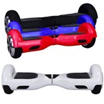 Skate Elétrico Hoverboard 6.5 Polegadas com Bluetooth e Bolsa - THB0 Azul