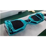 Ficha técnica e caractérísticas do produto Skate Elétrico Hoverboard 6.5'' Verde Água Cromado