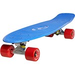 Ficha técnica e caractérísticas do produto Skate Fish Skateboards Cruiser Shark Azul e Vermelho 27"