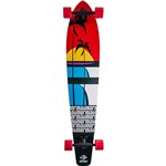 Ficha técnica e caractérísticas do produto Skate Longboard Mormaii Preto e Vermelho
