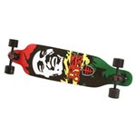 Ficha técnica e caractérísticas do produto Skate Longboard Venice Shape Três Cruces Bob Marley - Preto