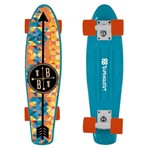 Ficha técnica e caractérísticas do produto Skate Mini Cruiser Bob Burnquist Azul - ES093 - Multilaser