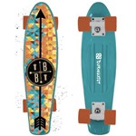 Ficha técnica e caractérísticas do produto Skate Mini Cruiser Bob Burnquist ES093 Azul - Multilaser - Multilaser