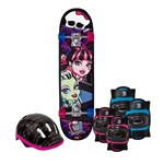 Ficha técnica e caractérísticas do produto Skate Monster High com Kit de Segurança 7621-5 - Fun - Fun