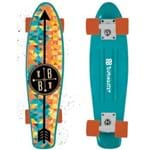 Ficha técnica e caractérísticas do produto Skate Multilaser Mini Cruiser Bob Burnquist ES093 Azul