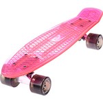 Ficha técnica e caractérísticas do produto Skate Venice Skates Origens 22 - Rosa Transparente com Rodas Pretas