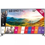 Ficha técnica e caractérísticas do produto Smart TV 43" LG Ultra HD 4K 43UJ6565 HDR Ativo Wi-Fi WebOS 3.5 Bluetooth 4 HDMI 2 USB