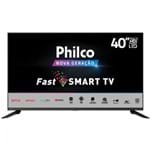 Ficha técnica e caractérísticas do produto Smart Tv 40" Ptv40g60snbl LED Philco Bivolt