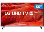 Smart TV 4K LED 55” LG 55UM7520PSB Wi-Fi HDR - Inteligência Artificial 4 HDMI 2 USB