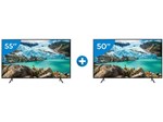 Smart TV 4K LED 55” Samsung UN55RU7100GXZD - Wi-Fi Conversor Digital + Smart TV 4K LED 50”