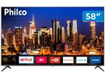 Smart TV 4K LED 58” Philco PTV58F60SN Wi-Fi - 3 HDMI 2 USB